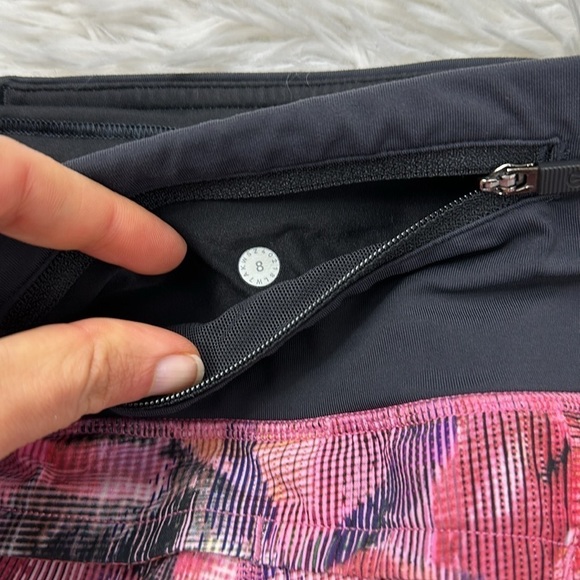 Lululemon Run Times Short II *4" Sun Dazed Multi Pink / Super Dark - Picture 5 of 5